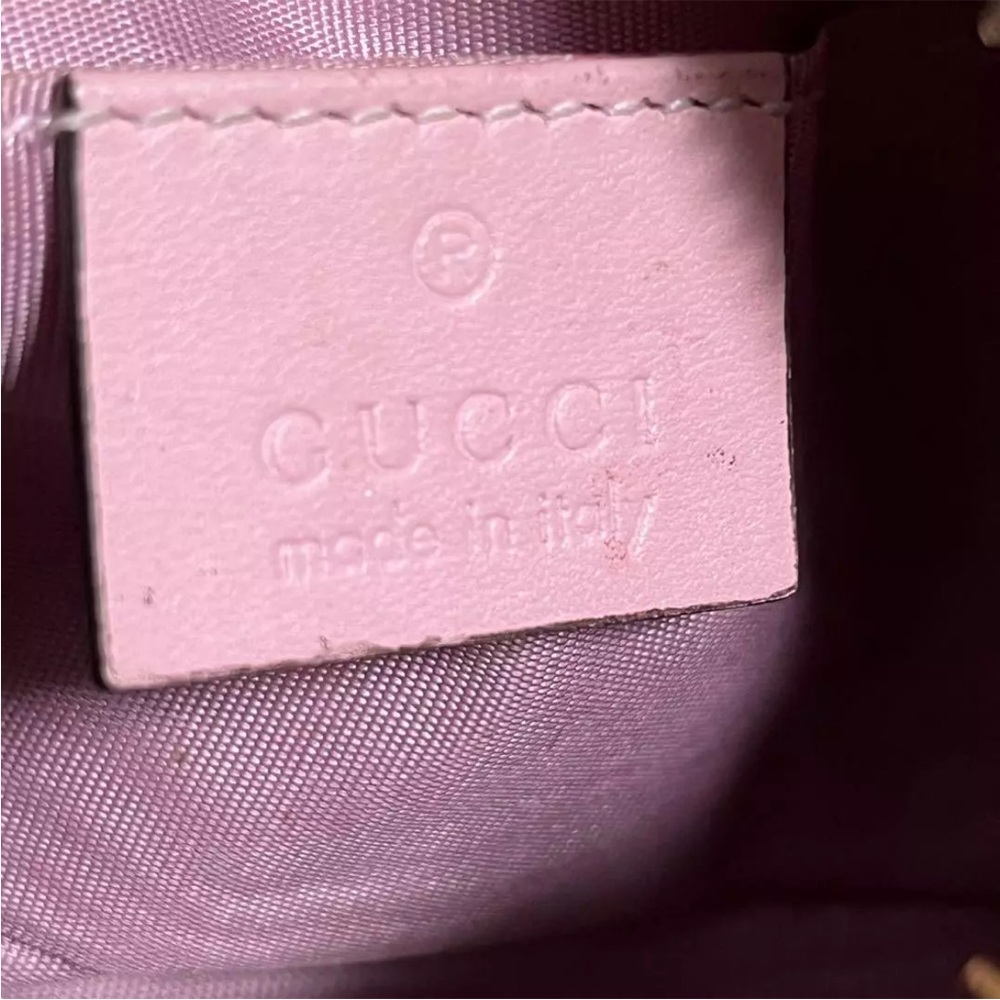 🍓GUCCI Strawberry GG Supreme Cosmetic Makeup Bag Pouch RARE - Picture 5 of 9